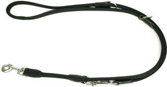 Hunter Verstellbare Führleine Round & Soft Breda schwarz – Bild 1 von 3