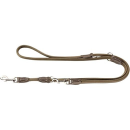 Produktbild von Hunter Verstellbare Führleine Round & Soft Hunting Oliv - 2 m