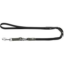 Produktbild von HUNTER Verstellbare Führleine Wolmar schwarz/grau