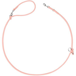 Produktbild von HUNTER Verstellbare Hundeführleine SOHO Round MINI Hellrosa Rindsleder