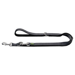 Hunter Verstellbare Hundeleine Maldon 25/200 Schwarz/Grau – Bild 1 von 9