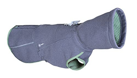 Produktbild von Hurtta Razzle-Dazzle Midlayer Pullover dunkelgrau-hellgrün