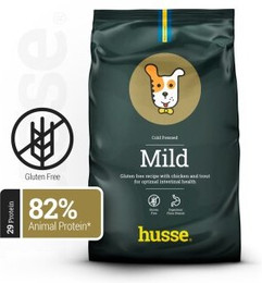 Produktbild von husse Mild Glutenfreie Rezeptur mit Huhn und Forelle - 2 x 12 kg