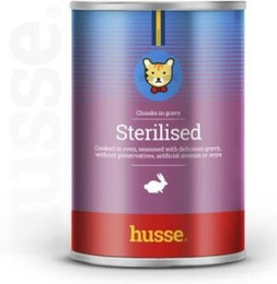 Produktbild von husse Sterilised Stückchen mit Kaninchenfleisch - 24 x 415 g