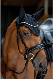 Produktbild von Hut für Kurzhaarpferde mit schalldämpfenden Ohren Catago FIR-Tech