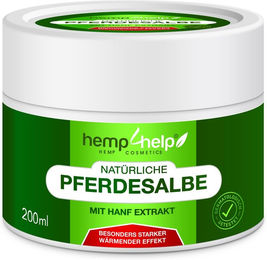 H4H Pferdesalbe Massagegel mit Bio Hanf CBD und 25 Bio-Kräuterextrakten Vegan 200g – Bild 1 von 4