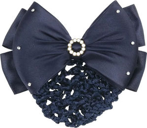 Haarklammern Equipage Glory für Damen in Silber und Blau aus Stoff – Bild 1 von 1