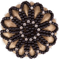 Produktbild von Haarknotennetz Pearl Diamond BR Schwarz aus Polyester