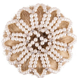 Produktbild von Haarknotennetz Pearl Diamond von BR in Weiß aus Polyester