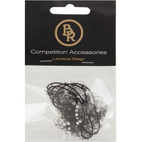 Produktbild von Haarnetz Bulb 2er Set aus Polyester in Transparent und Schwarz One Size