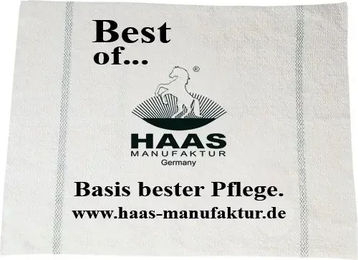 Produktbild von Haas Cleaning Cloth Pferdebürste Grau Weiß