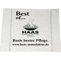 Produktbild von Haas Cleaning Cloth Pferdebürste Grau Weiß