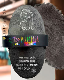 Produktbild von Haas Glanzbürste Grummel Mini Diva aus Lammfell in Schwarz