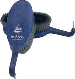 Haas Huf Duo Hufbürste Blau aus Kunststoff – Bild 1 von 1