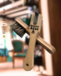 Produktbild von Haas Hufkratzer Atze aus Holz zur Hufpflege