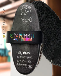 Produktbild von Haas Kardätsche Grummel Bürste Schwarz
