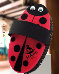 Produktbild von Haas Mini Glanzbürste Mariechen Bunt zur Fellpflege