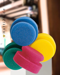 Produktbild von Haas Schwamm Puck Set bunt