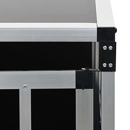 Haba Trading Hundetransportbox aus Aluminium 54x69x50 cm Reisebox für Hunde – Bild 1 von 9