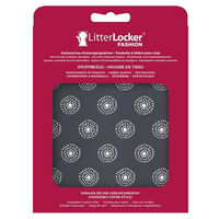 Produktbild von HabaPet LitterLocker Fashion Stoff-Bezug Flowers grau