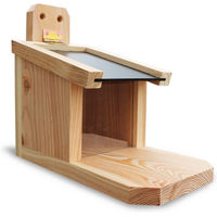 Produktbild von Habau Eichhörnchenhaus Futterstation XL aus Holz in Beige