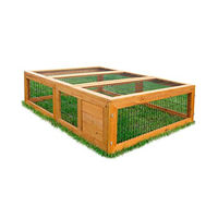 Produktbild von Habau Freilaufgehege Maxi aus Holz in Braun 98 x 40 x 147 cm