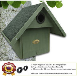 Produktbild von Habau Nistkasten für Wildvögel aus Holz in Grün