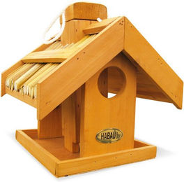 Produktbild von Habau Vogelhaus Nachtigall aus Holz in Braun