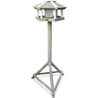 Produktbild von Habau Vogelhaus Oslo aus Holz in Grau 38 x 23 x 38 cm