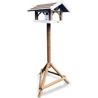 Produktbild von Habau Vogelhaus Tirol aus Holz mit Ständer in Braun