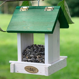 Habau Vogelhaus Trondheim aus Holz in Grün – Bild 1 von 2
