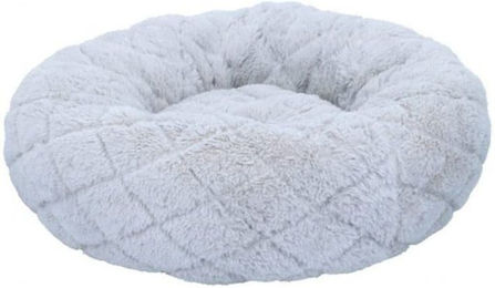 Produktbild von habeig Hundematratze und Katzenbett rund aus Polyester für Welpen und erwachsene Tiere in Größe S, waschbar
