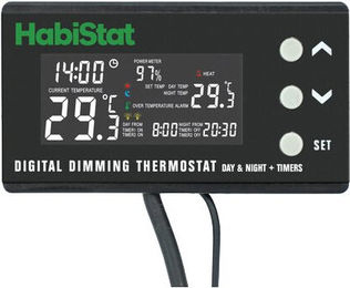 Produktbild von HabiStat Digitaler Dimmthermostat Schwarz