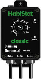 HabiStat Dimmthermostat Standard Schwarz – Bild 1 von 2