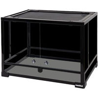 Produktbild von HabiStat Glasterrarium Schwarz für Reptilien, Frösche und Wirbellose