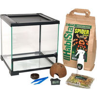 Produktbild von HabiStat Starter-Set für Spinnen aus transparentem Glas