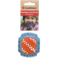 Produktbild von Habru Flamingo Hundespielzeug Blau aus TPR mit Quietscher