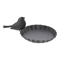 Produktbild von HAC24 Vogeltränke aus Metall in Schwarz Ø 12 cm