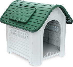 Produktbild von HAFENBANDE Kunststoffhundehütte Cottage Größe M wasserdicht