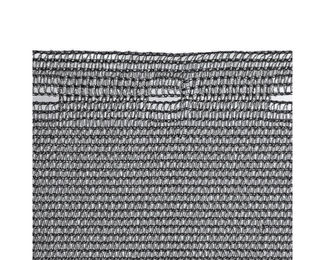 HaGa Sichtschutznetz als Zaunblende und Schattiernetz in Schwarz mit 85% Schattierwirkung und 0,9m Breite – Bild 1 von 4