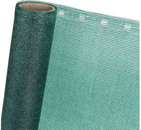 HaGa Sichtschutznetz Zaunblende Anthrazit 1,5m Meterware mit 85 Prozent Schattierwirkung aus Kunststoff – Bild 1 von 5