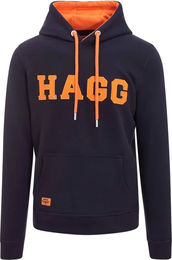 Produktbild von Hagg Hoodie für Herren aus Baumwolle Blau XXL