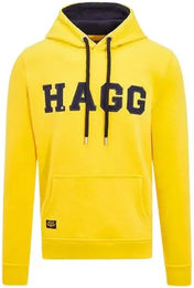 Produktbild von Hagg Hoodie für Herren aus Baumwolle Gelb Größe M