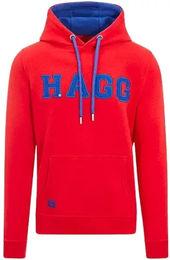 Produktbild von Hagg Hoodie für Herren aus Baumwolle Rot Größe L