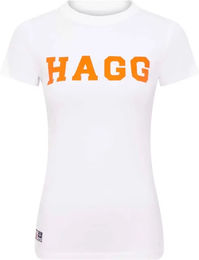 Produktbild von HAGG Reitshirt für Damen aus Elastan-Jersey in Weiß Größe L