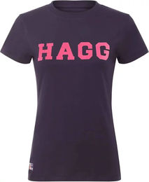 Produktbild von HAGG T-Shirt für Damen in Blau aus Elastan-Jersey Grösse M