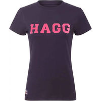 Produktbild von HAGG T-Shirt für Damen in Blau aus Elastan-Jersey Grösse M