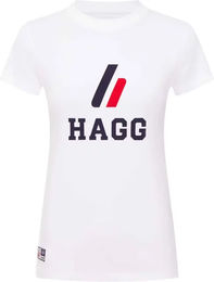Produktbild von HAGG T-Shirt für Damen in Weiß aus Elastan-Jersey Größe XS