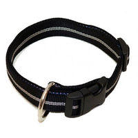 Produktbild von Halsband A. Hoffmann GmbH für Hunde aus wasserabweisendem Nylon in Schwarz