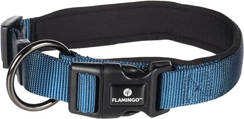 Halsband Abbi Flamingo Blau Nylon Größe M 45-50cm – Bild 1 von 3